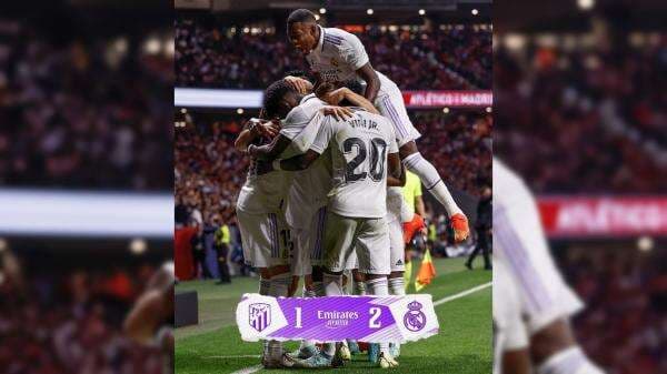 Real Madrid Bungkam Atletico 2-1, Tendang Barcelona dari Puncak Klasemen Real Madrid Bungkam Atletico 2-1, Tendang Barcelona dari Puncak Klasemen