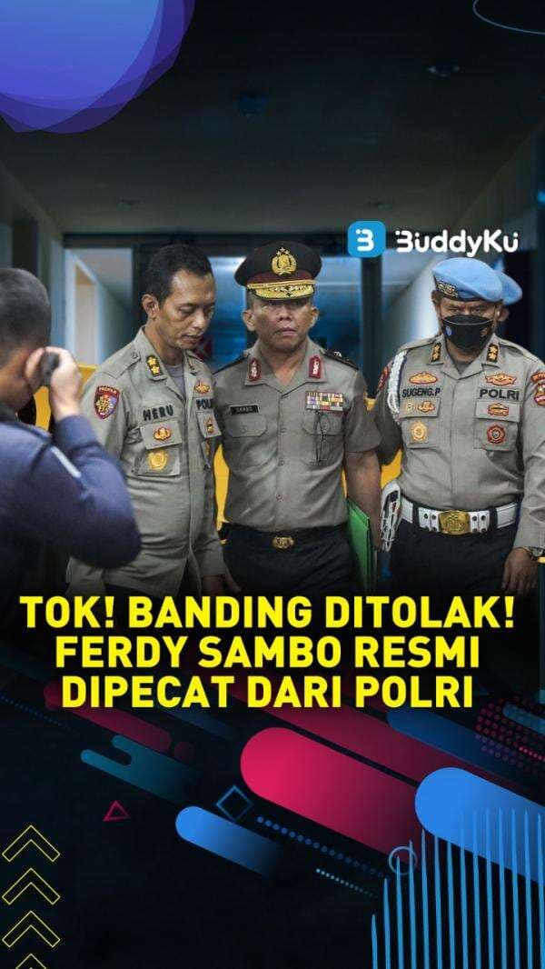Banding Ferdy Sambo Ditolak Banding Ferdy Sambo Ditolak