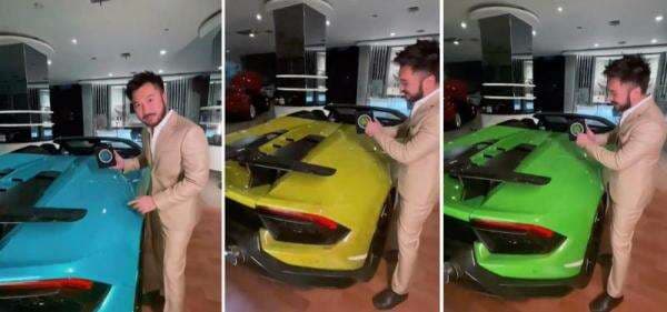 Viral Rudy Salim Pamerkan Mobil Bisa Ganti Warna, Netizen: di STNK Tulisannya Warna Apa Ya? Viral Rudy Salim Pamerkan Mobil Bisa Ganti Warna, Netizen: di STNK Tulisannya Warna Apa Ya?