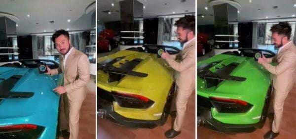 Viral Warna Mobil Lamborghini Huracan Rudy Salim Bisa Berubah, Netizen: di STNK Tertulis Warna Warni Viral Warna Mobil Lamborghini Huracan Rudy Salim Bisa Berubah, Netizen: di STNK Tertulis Warna Warni
