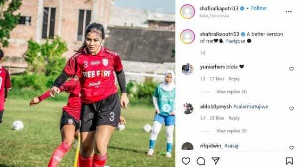 Penampilan Shafira Ika Putri di Persis Solo Bikin Heboh, Kuku Panjang dan Pose Menantang