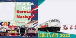 15 Link Twibbon Bingkai Hari Kereta Api Nasional 2022, Cocok Jadi Foto Profil WA dan Facebook