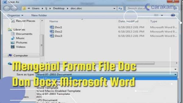Mengenal Format File Doc dan Docx Microsoft Word Mengenal Format File Doc dan Docx Microsoft Word