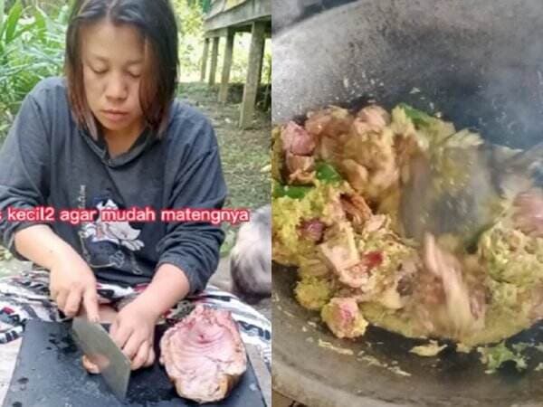 Viral di TikTok, Wanita Dayak Bagikan Resep Rica-Rica Monyet, Netizen Gak Berani Recook