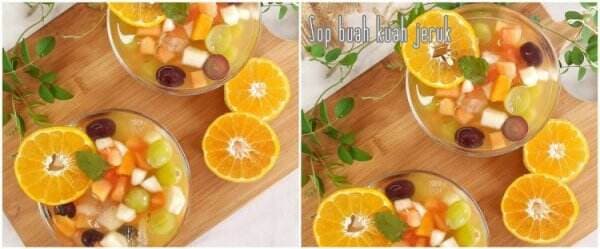 Resep sop buah kuah jeruk, minuman segar dan menyehatkan
