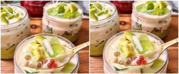 Resep avocado sago, enak, segar, dan bikin nagih