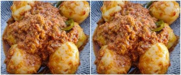 Cara membuat telur rendang, mudah dibuat dan cocok jadi lauk keluarga