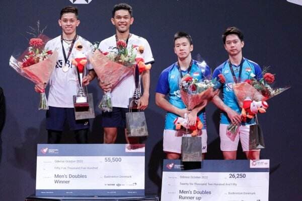 Juara Denmark Open 2022, Fajar/Rian Jadi Raja Ganda Putra Indonesia