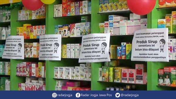 Imbas Pelarangan Obat Sirup, Omzet Apotek Turun Imbas Pelarangan Obat Sirup, Omzet Apotek Turun