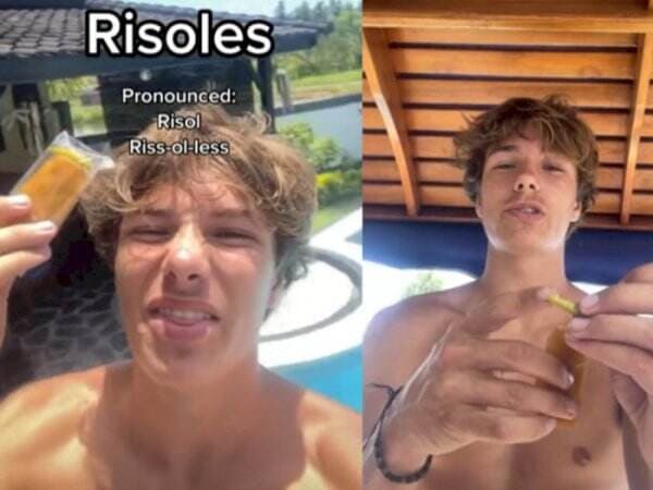 Viral, Bule Tunjukkan Cara Makan Risol Pake Cabe ala Orang Indonesia, Netizen Gemes! Viral, Bule Tunjukkan Cara Makan Risol Pake Cabe ala Orang Indonesia, Netizen Gemes!