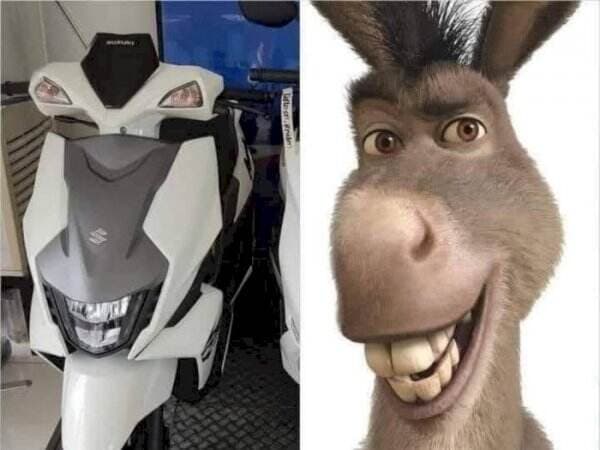 Bentar-bentar, Body Depan Motor Ini Kok Mirip Banget Karakter Keledai di Film Shrek Ya?