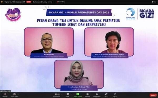 Hari Prematur Sedunia Danone Ajak Orang Tua Perhatikan Gizi Anak