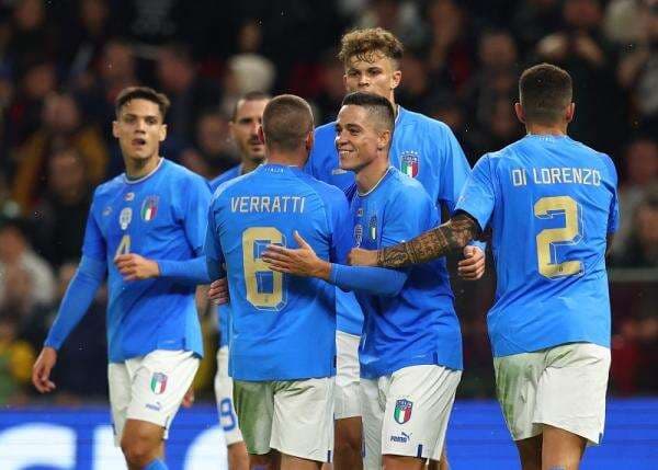 Timnas Albania vs Timnas Italia di Uji Coba: Brace Vincenzo Grifo Bantu Gli Azzurri Menang 3-1 Timnas Albania vs Timnas Italia di Uji Coba: Brace Vincenzo Grifo Bantu Gli Azzurri Menang 3-1