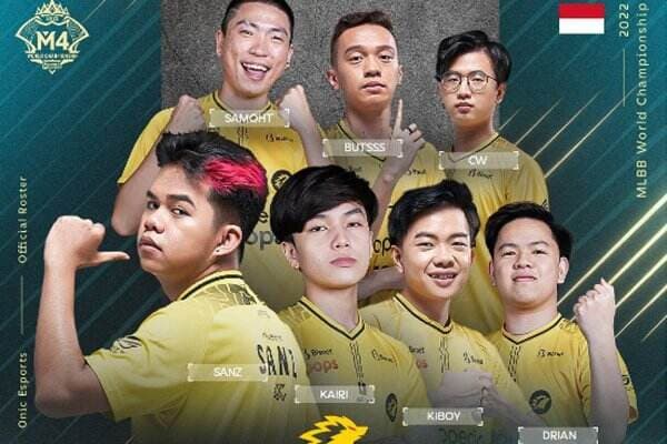 Daftar Roster Onic Esports pada M4, Kiboy dan CW Andalan Daftar Roster Onic Esports pada M4, Kiboy dan CW Andalan