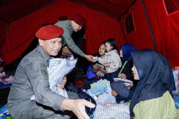 Buka Posko Tanggap Darurat BIN Bantu Pengungsi Gempa Cianjur Dengan Logistik Hingga Alkes