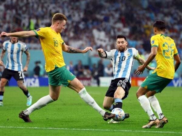 Hasil Piala Dunia 2022: Messi Bikin Melek, Argentina Ungguli Australia di Babak Pertama