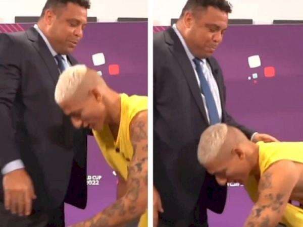 Kocak! Ingin Makin Gacor, Richarlison Usap-usap Kaki Ronaldo El Fenomeno Kocak! Ingin Makin Gacor, Richarlison Usap-usap Kaki Ronaldo El Fenomeno