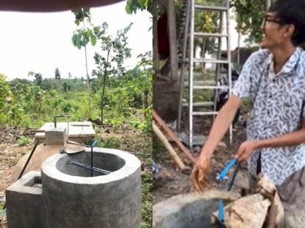 Inspiratif! Hemat Ratusan Ribu, Pemuda Asal Lombok Utara Ini Ubah Kotoran Sapi Jadi Biogas