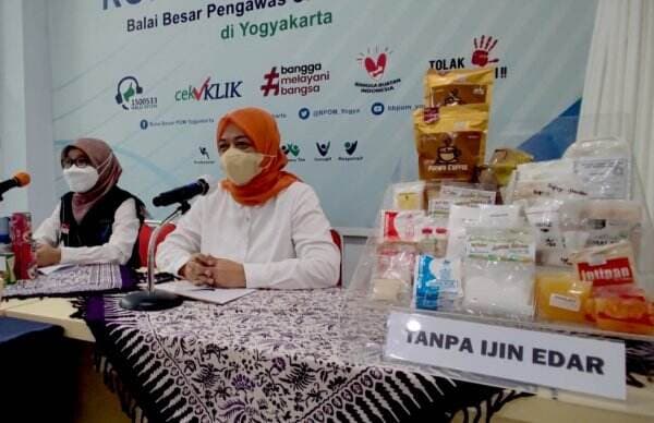 Waspada! BBPOM Temukan 1.630 Produk Bahan Pangan Tanpa Izin Edar di Jogja