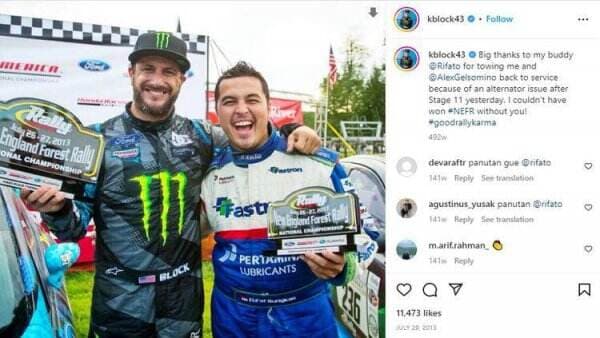 Pebalap Ken Block Tewas Kecelakaan, Rifat Sungkar Kenang Persahabatan di Amerika