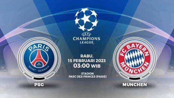 Jadwal dan Link Live Streaming Liga Champions 2022/23: PSG Vs Bayern di Vidio Jadwal dan Link Live Streaming Liga Champions 2022/23: PSG Vs Bayern di Vidio