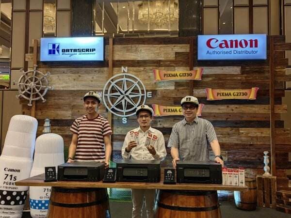 PT Datascrip Luncurkan Canon Pixma G3730, G2730, dan G1730 dengan Tinta Botol Ekonomis PT Datascrip Luncurkan Canon Pixma G3730, G2730, dan G1730 dengan Tinta Botol Ekonomis