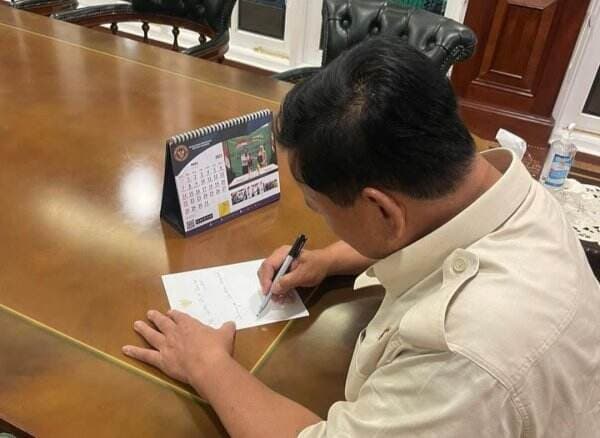 Beredar Surat Tulisan Tangan Prabowo untuk Ustaz Das’ad Latif, Begini Isinya