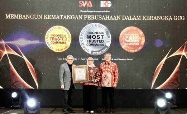 TASPEN Raih 'The Most Trusted Company' pada Ajang Good Corporate Governance Award 2024