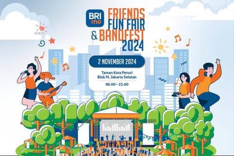 BRImo Friends Fun Fair & Band Fest 2024, Ajang Seru Ngumpul dan Nonton Band Hits di Jakarta