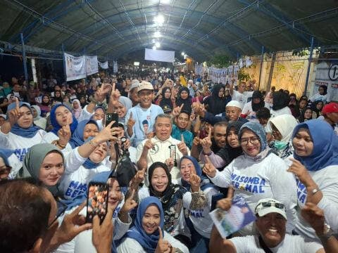 Gelar Kampanye di Kota Palu, Pasangan BERAMAL Didukung Ibu-Ibu