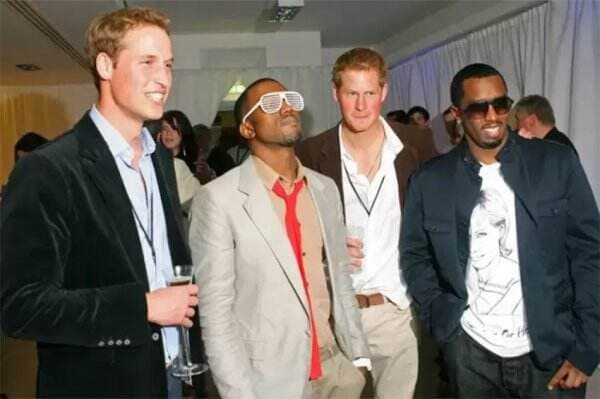 Apakah P Diddy Bersahabat dengan Pangeran William dan Harry?