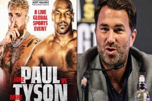 Eddie Hearn Kecam Mike Tyson vs Jake Paul Berbahaya bagi Tinju