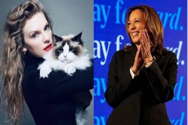 Taylor Swift Dukung Kamala Harris, Hebohkan AS