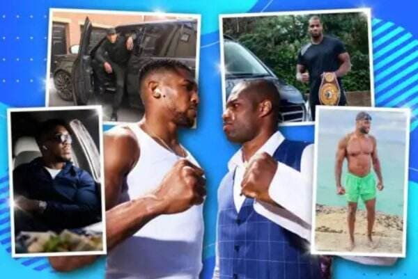 Perbandingan Kekayaan Anthony Joshua dan Daniel Dubois Bak Bumi dan Langit