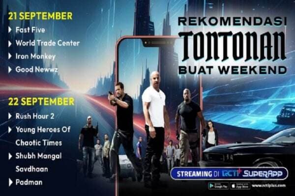 Rekomendasi Tontonan Akhir Pekan, Streaming di RCTI+ SuperApp