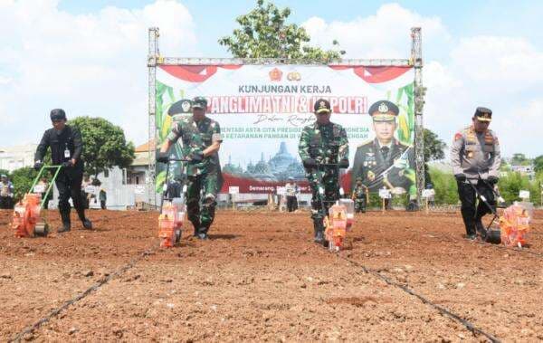 Dukung Asta Cita Presiden RI, Panglima TNI Tinjau Program Ketahanan Pangan Kodam IV/ Diponegoro