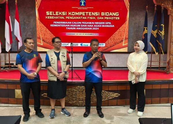 1.904 Peserta Jalani Tes SKB CPNS Kemenkumham Tahun 2024