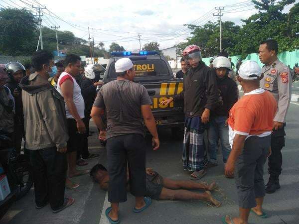 Pencurian Motor di Mantikulore, Pelaku Tertangkap dengan Luka Berat