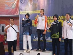 Atlet Taekwondo PPOPM Kabupaten Bogor Sabet Emas Kejurnas 2024