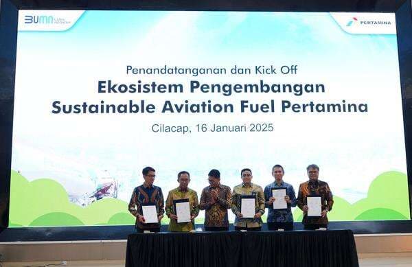 Pertamina Perkuat Ekosistem Sustainable Aviation Fuel Indonesia