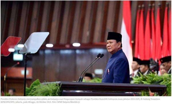 Presiden Prabowo Subianto Terapkan Efisiensi Belanja Negara Rp 306,69 Triliun  