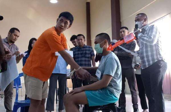 31 Adegan Warnai Rekonstruksi Wanita Hamil Dibunuh Pacar 79 Tusukan di Gowa 31 Adegan Warnai Rekonstruksi Wanita Hamil Dibunuh Pacar 79 Tusukan di Gowa