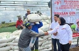 Dukung Program Ketahanan Pangan, YGSN Sedekah Pupuk ke Petani Magelang