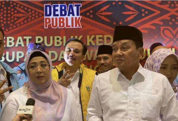 Korupsi Lahan RSUD Tigaraksa di Debat Cakada, Maesyal-Intan Irit Komentar, Ada Apa?