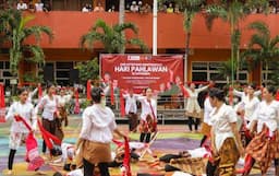 SMK Ketintang Gelar Peringatan Hari Pahlawan, Kutip Pernyataan Bung Tomo untuk Bakar Semangat Siswa