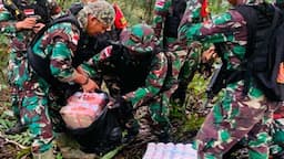 Satgas Pamtas RI-Malaysia Yonzipur 8/SMG Gagalkan Penyelundupan 96 Kaleng Miras Ilegal di  Nunukan