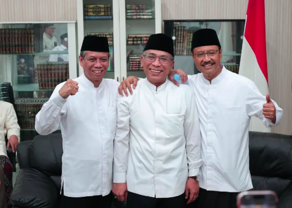 Syuriyah dan Tanfidziyah PBNU Bertemu, Gus Ipul: Alhamdulillah Kita Guyub Rukun Syuriyah dan Tanfidziyah PBNU Bertemu, Gus Ipul: Alhamdulillah Kita Guyub Rukun