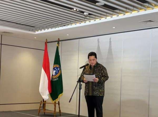 Kepengurusan Baru FFI Periode 2024-2028, Resmi Dilantik Erick Thohir