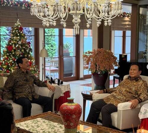 Ditemani Didit, Prabowo Sambangi Luhut di Hari Natal 2025 Ditemani Didit, Prabowo Sambangi Luhut di Hari Natal 2025