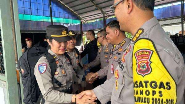 Polda Maluku Kerahkan 126 Personel BKO untuk Pengamanan Pilkada di Kepulauan Aru